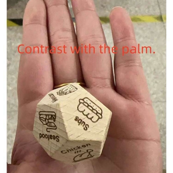 Wooden Decision Dice - Picture 4 of 6